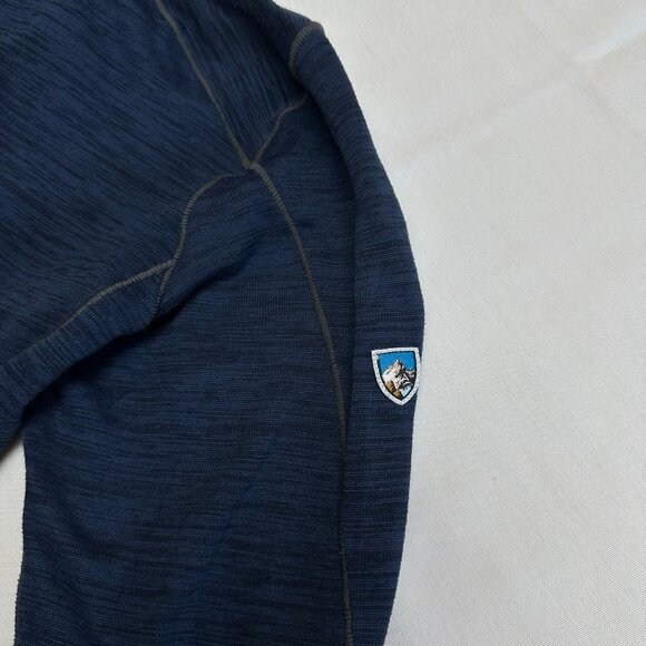 Kuhl Mens Alloy 1/4 Zip Size Small Outdoor Base Layer Lightweight Pullover Blue - Picture 7 of 10